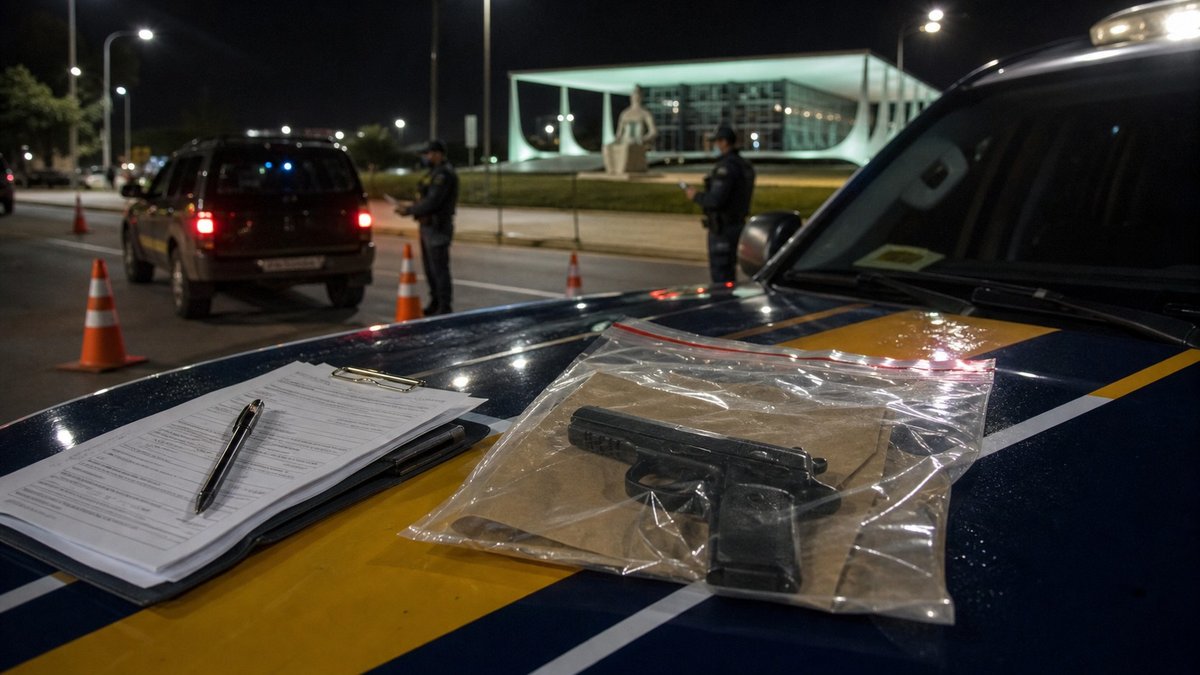 Moraes cobra Bolsonaro por arma apreendida em blitz no DF