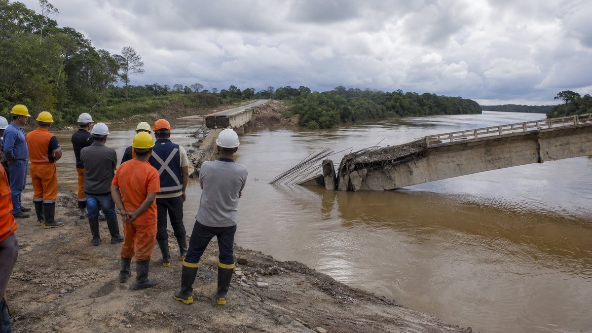 Ponte de R$ 36 milhões desaba no Acre e expõe alerta ignorado antes