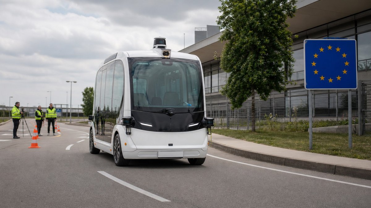 UE cria teste comum para carros autônomos e tenta tirar robotáxi do laboratório